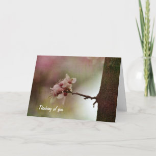 Tarjeta Árbol floreciente
