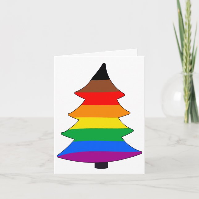 Tarjeta Árbol Holigay de Philly Pride (QPOC) (Anverso)