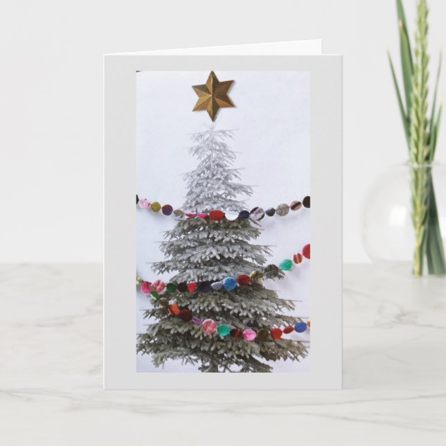 TARJETA ***ÁRBOL MODERNO PARA LOS DESEOS DE NAVIDADES*** (Anverso)