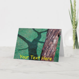 Tarjeta Árbol muerto personalizable
