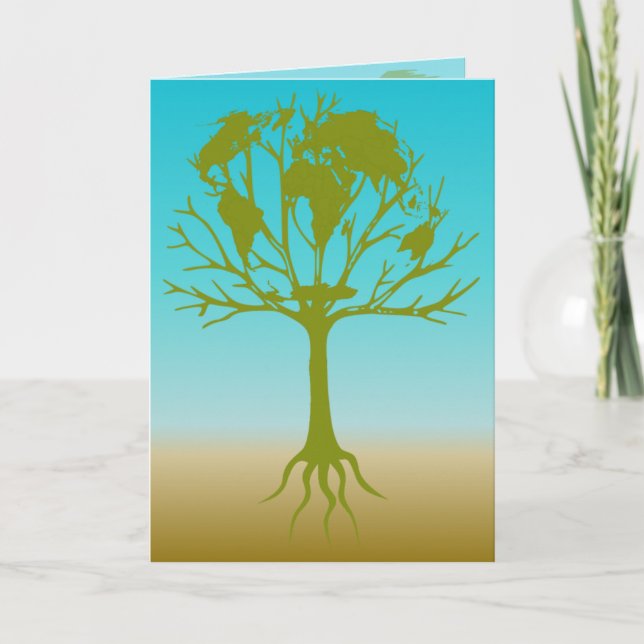 Tarjeta Árbol mundial (Anverso)