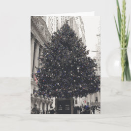 Tarjeta Árbol vintage de Navidad