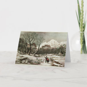 Tarjeta Arbolados en invierno