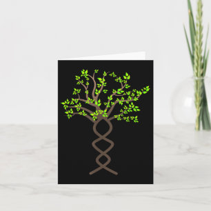 Tarjeta Árboles de árbol Dna Protección de la naturaleza M
