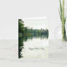 Árboles de lagos naturaleza verde Feliz Día del Pa