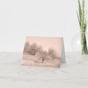 Tarjeta Árboles del invierno