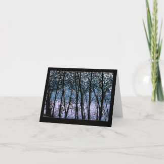 Tarjeta Árboles y chispas de Sun