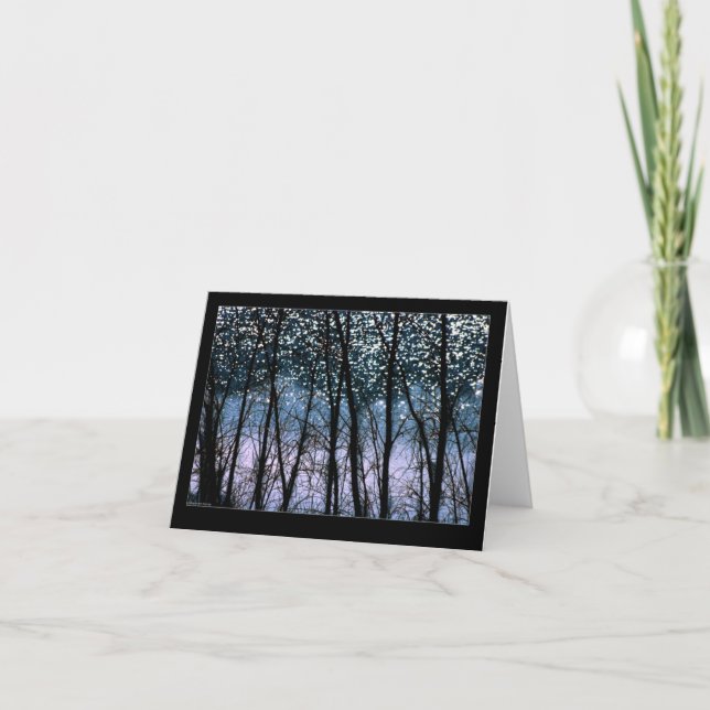 Tarjeta Árboles y chispas de Sun (Anverso)