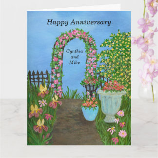 Tarjeta Arbor Aniversario