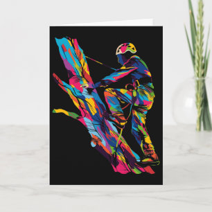 Tarjeta Arborista de escalada de árboles Popart - Uni-adul