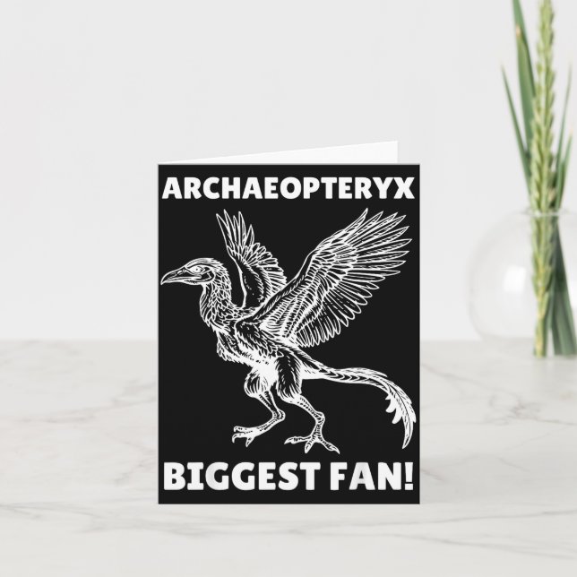 Tarjeta Archaeopteryx  (Anverso)
