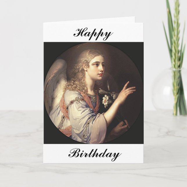 Tarjeta Archangel Gabriel de la Anunciación (Anverso)