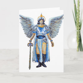 Tarjeta Archangel Michael Guardian Espada de Protección An