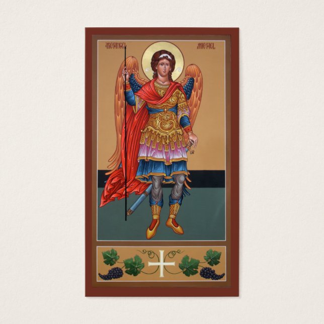 Tarjeta Archangel Michael Mini Prayer (Frente)