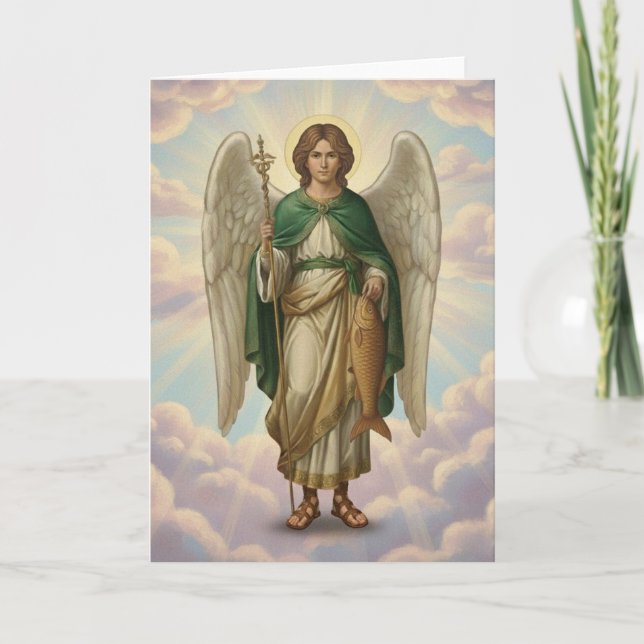 Tarjeta Archangel Raphael Angel (Anverso)