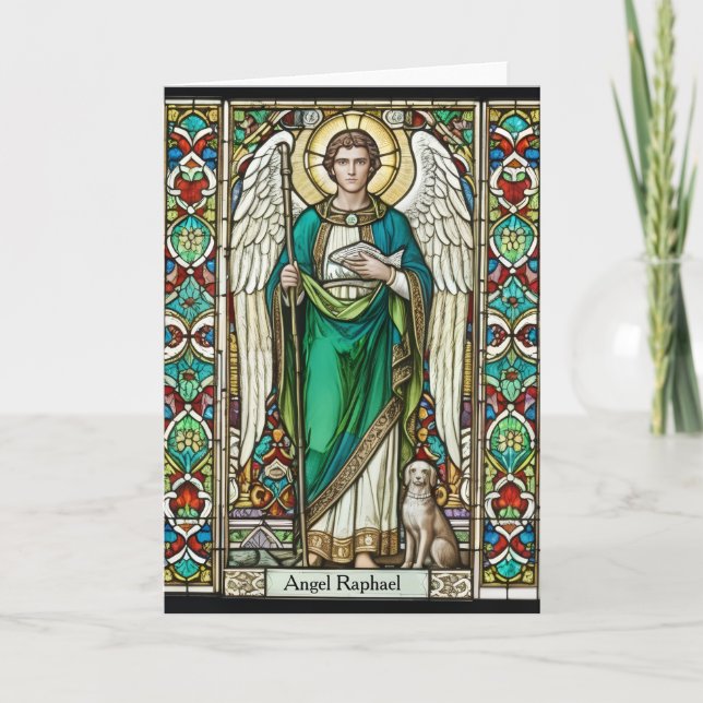 Tarjeta Archangel Raphael - Angel Raphael (Anverso)
