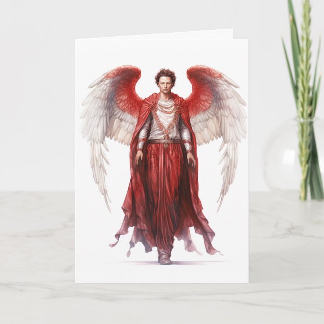 Tarjeta Archangel Uriel Angel Wisdom Arts Science (Anverso)