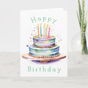 Tarjeta Arco de arcoiris Feliz cumpleaños