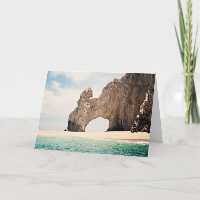 Tarjeta Arco de Cabo San Lucas, México (Anverso)