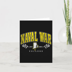 Tarjeta Arco de Guerra Naval Retro Colegio Deportivo Atlét