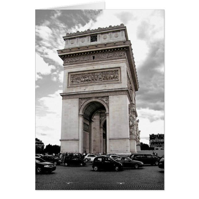 Tarjeta Arco de París (Frente)