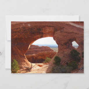 Tarjeta Arco de partición I en el Parque Nacional Arches