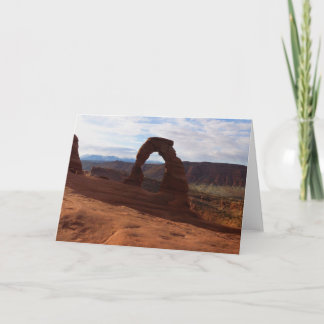 Tarjeta Arco Delicado I en el Parque Nacional Arches
