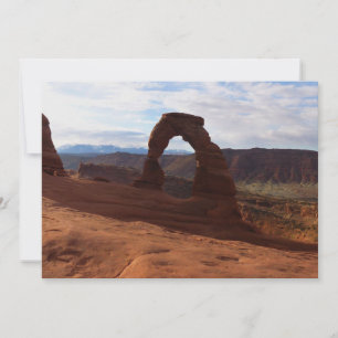 Tarjeta Arco Delicado I en el Parque Nacional Arches