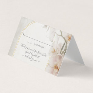 Tarjeta Arco Geométrico Moderno Orquídea Orquídea Rosa BOH