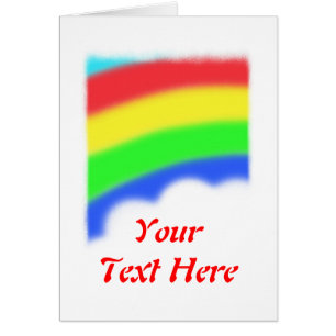 Tarjeta arco iris