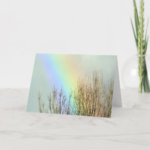 Tarjeta Arco iris del invierno