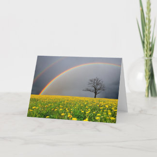 Tarjeta Arco iris doble