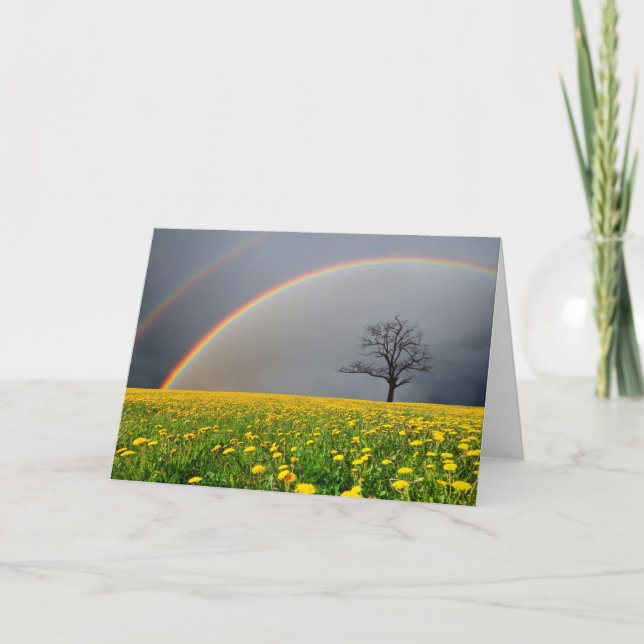 Tarjeta Arco iris doble (Anverso)