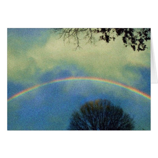 tarjeta arco iris estilo suerat (Anverso (Horizontal))