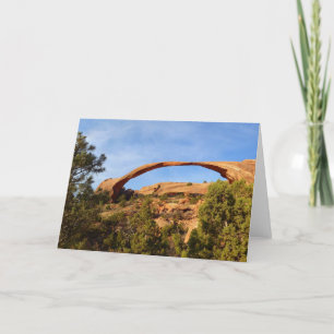 Tarjeta Arco paisajístico en el Parque Nacional Arches