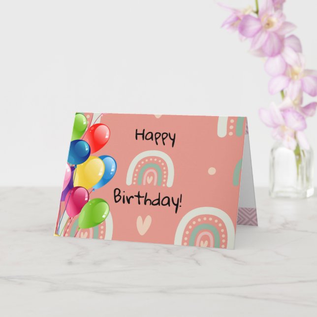 Tarjeta Arcoiris (Orquídea)