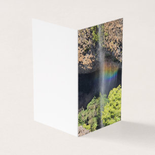 Tarjeta Arcoiris de cascada