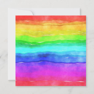 Tarjeta Arcoiris pintado