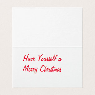 Tarjeta Ardilla con sombrero de Santa Claus