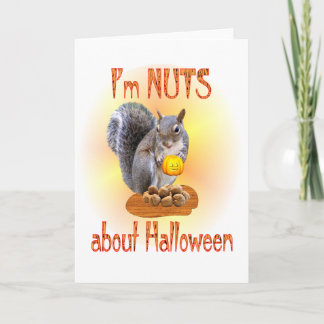 Tarjeta Ardilla de Halloween