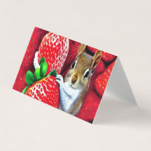 Ardilla En El Cielo De La Fresa