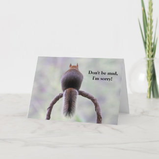 Tarjeta ardilla loca