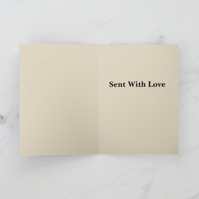 Tarjeta Ardilla retro con saludo de paquete de regalo (Interior)