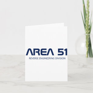 Tarjeta Área 51 Ingeniería Inversa Ovni Paranormal Alien