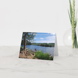 Tarjeta Área de canoa de agua fronteriza