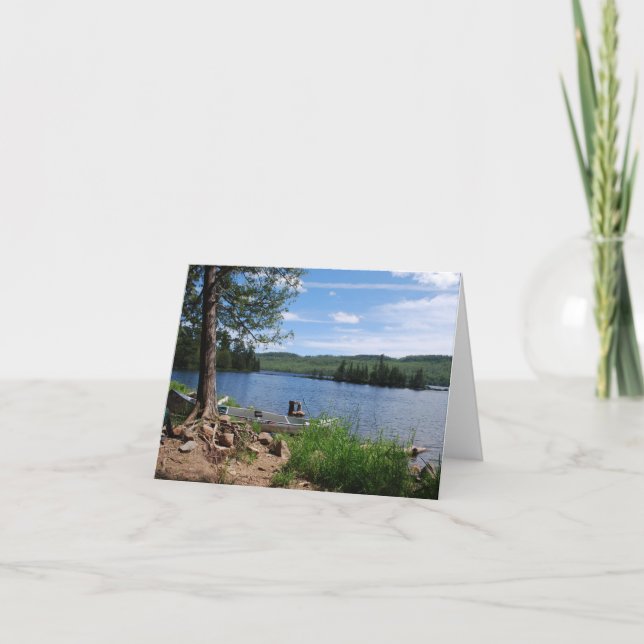 Tarjeta Área de canoa de agua fronteriza (Anverso)