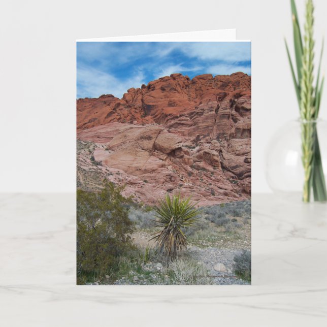 Tarjeta Área de Conservación del Cañón Red Rock (Anverso)