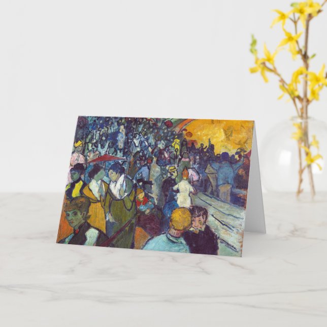 Tarjeta Arena en Arles | Van Gogh | (flor amarilla)