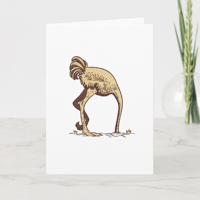 TARJETA ARENA OSTRICH (Anverso)