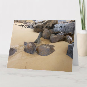 Tarjeta Arena y piedras